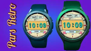 Pars Retro Digital Watch Face Screenshot 3