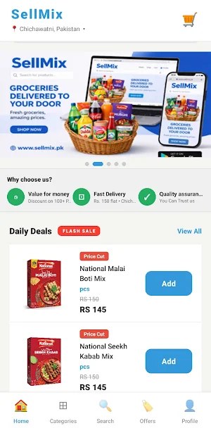 SellMix - Daily Essentials Screenshot 1