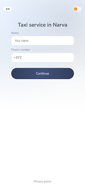 Narva Taxi Screenshot 2