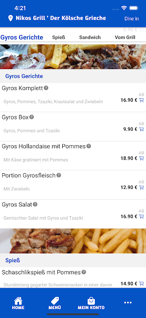 Nikos Grill Screenshot 2