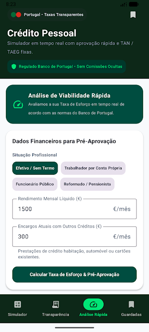 Simulador de Crédito Pessoal Screenshot 2
