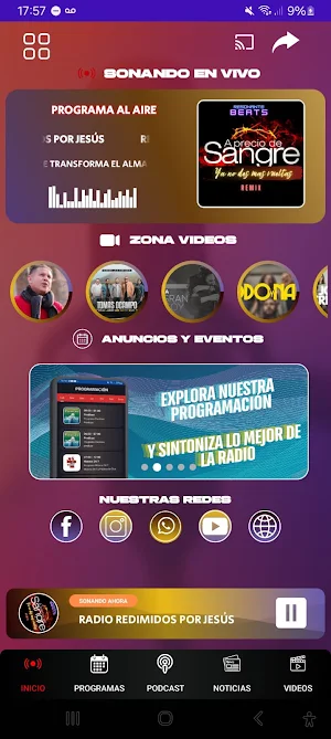 Radio Redimidos Por Jesus Screenshot 1