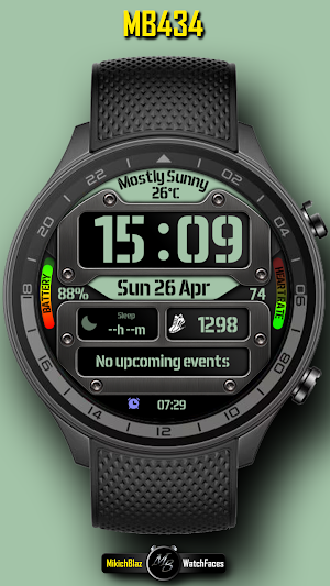 Digital watch MB434 Screenshot 0