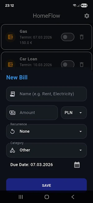 HomeFlow Screenshot 0