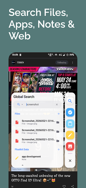 Floatkit - Sidebar & Search Screenshot 0