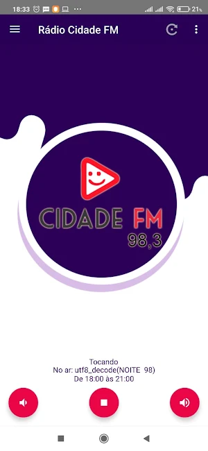 Rádio Cidade FM - Tupaciguara Screenshot 2