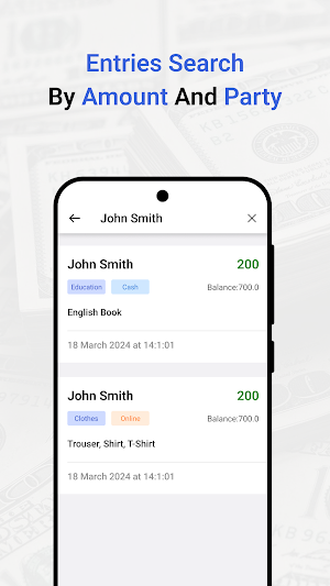 Cash Book : Expense Manager Screenshot 3