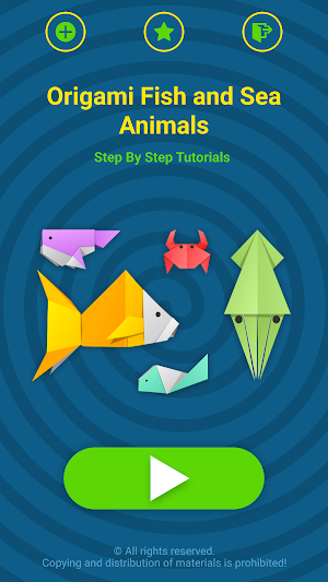 Origami Fish & Aquatic Animals Screenshot 1