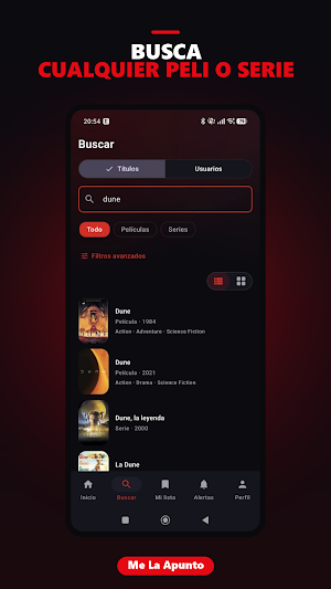 Me La Apunto: movies & TV Screenshot 3