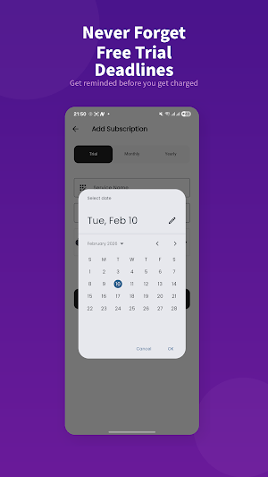 SubMinder Screenshot 2