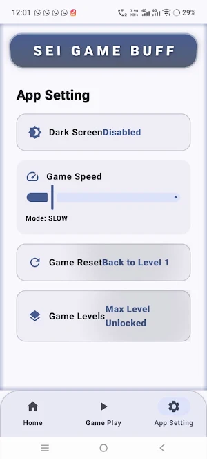 SEI GAME BUFF Screenshot 2