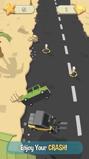 Crash Man: Car Drive Screenshot 1
