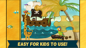 Pirate Preschool Puzzle Game Screenshot 1