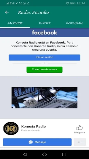Konecta Radio Screenshot 2