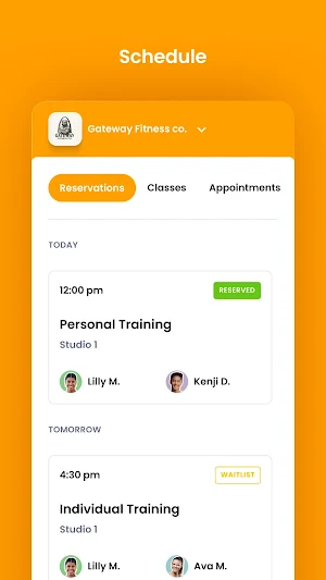 Gateway Fitness co. Screenshot 2