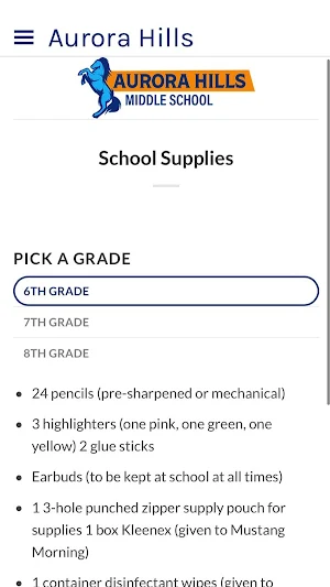 Aurora Hills Middle School Screenshot 3