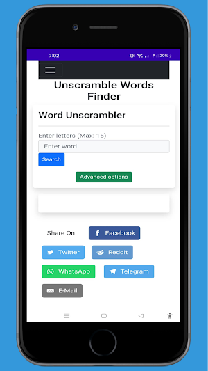 Unscramble Words - word finder Screenshot 2