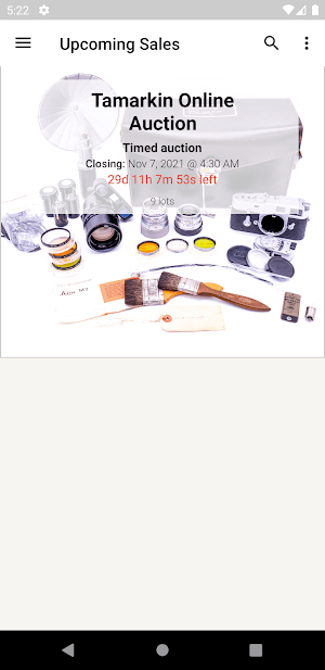 Tamarkin Auctions, Inc Screenshot 0
