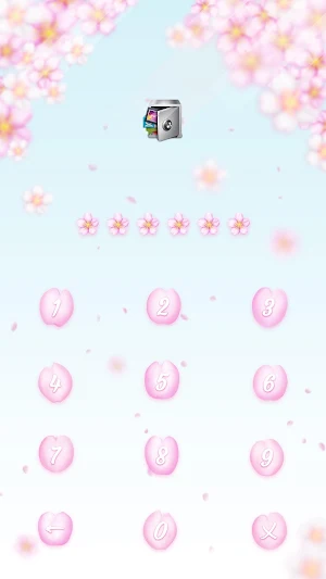 AppLock Live Theme Sakura Screenshot 1
