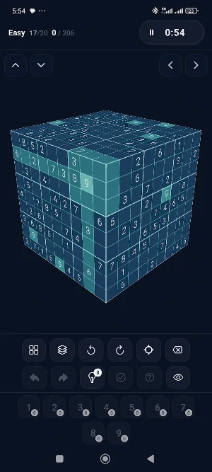 sudoku cube Screenshot 1