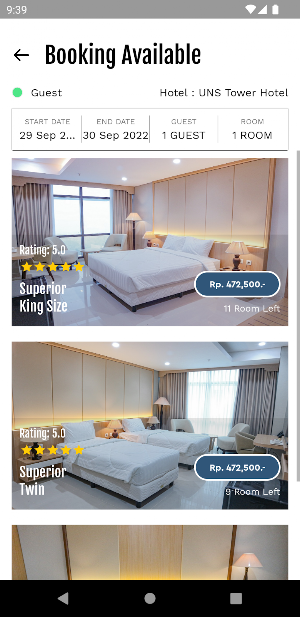 UNS Tower Hotel Screenshot 2