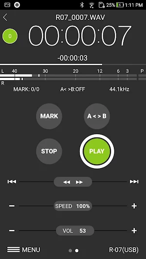 R-07 Remote Screenshot 1