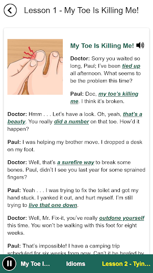 Easy American Idioms Screenshot 1