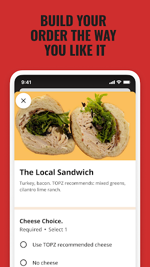 Topz Sandwich Screenshot 1
