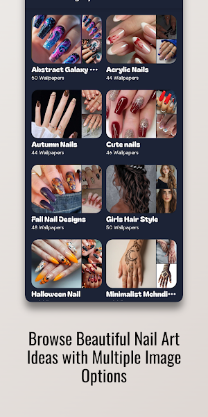 Abstract Galaxy Nail Design Screenshot 3