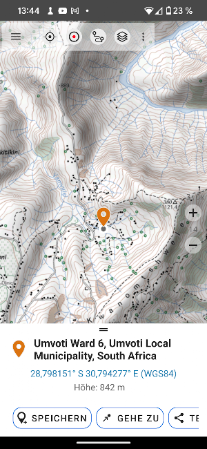 South Africa Topo Maps Screenshot 1