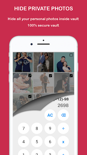 Calculator hide photo & video Screenshot 1