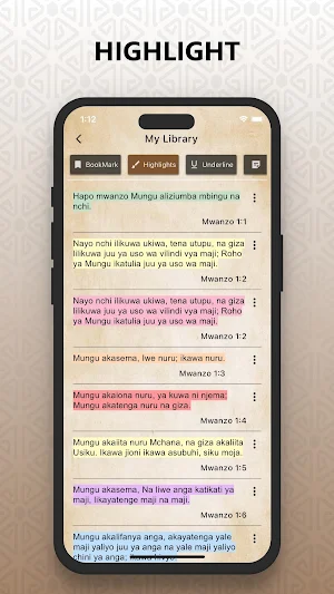 Biblia Takatifu- Swahili Bible Screenshot 3