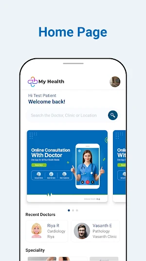 MyHealth - Healthcare App Screenshot 0