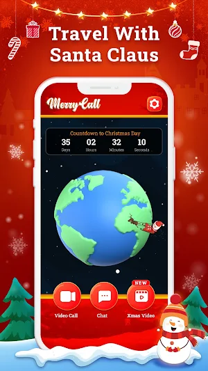 Merry Call From Santa Claus Screenshot 0