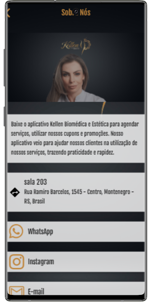 Kellen Biomédica e Estética Screenshot 2