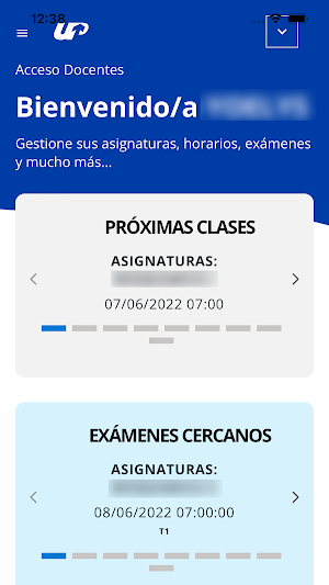 Docentes UP Screenshot 1