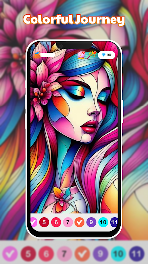 Relax Paint - Paint by Number Screenshot 3