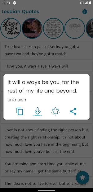 Lesbian Quotes and Sayings Screenshot 2