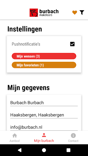 Burbach makelaars Screenshot 1