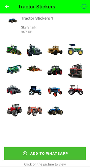 Tractor Stickers Screenshot 1