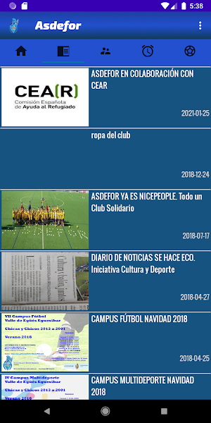 Asociacion Deporte Formativo Screenshot 1