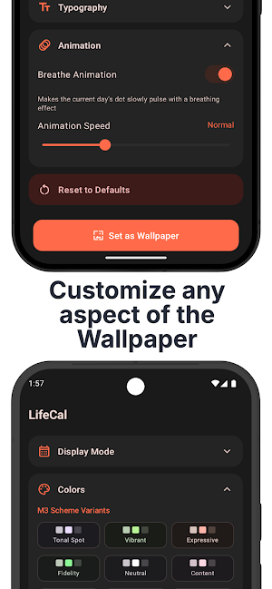 LifeCal - Live Wallpaper Screenshot 3