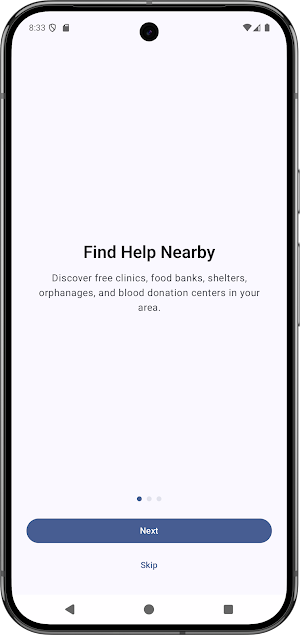 Find Help Near Me - Aid Finder Screenshot 0
