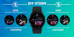 BFF52 - Neon Art Swan colorful Screenshot 3
