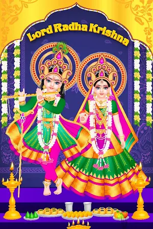 Lord Radha Krishna Live Temple Screenshot 0