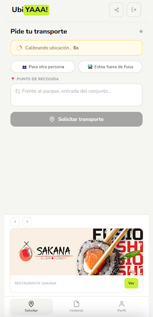 Ubiyaaa Fusa Pasajero Screenshot 1