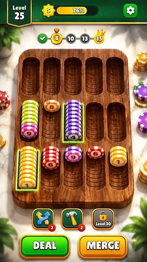 Casino Chip Sort Screenshot 1