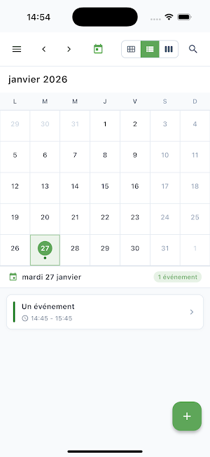 Ecomail Calendrier Screenshot 1