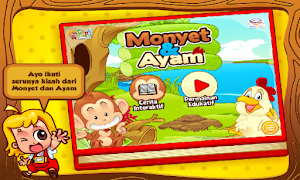 Cerita Anak: Monyet dan Ayam Screenshot 0