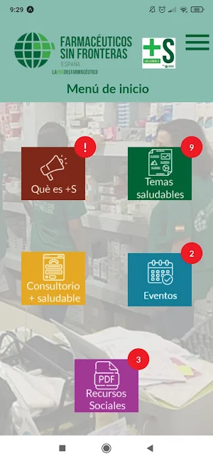 Más Saludable FSFE Screenshot 0